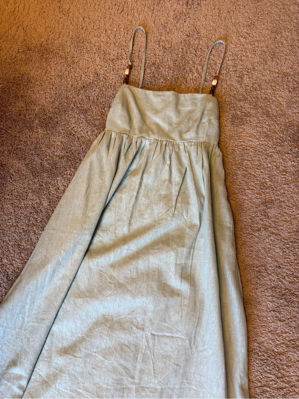 Abercrombie & Fitch Maxi Dress with Beaded Straps